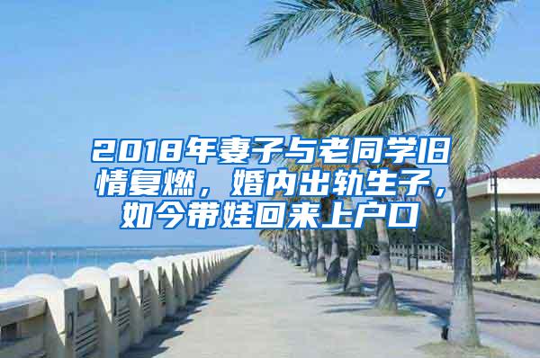 2018年妻子与老同学旧情复燃，婚内出轨生子，如今带娃回来上户口