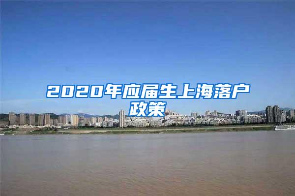 2020年应届生上海落户政策