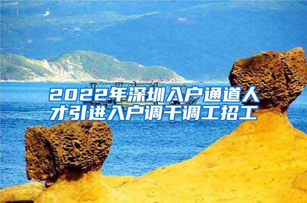 2022年深圳入户通道人才引进入户调干调工招工