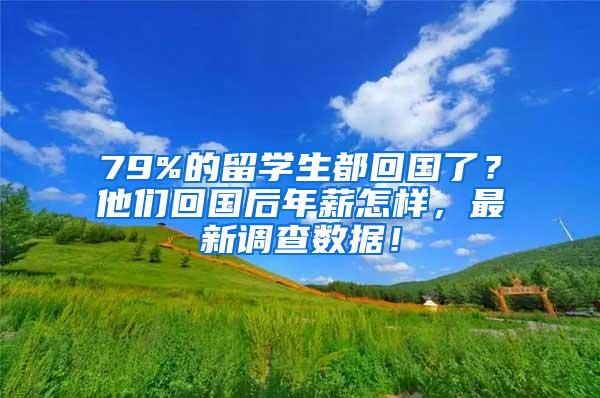 79%的留学生都回国了？他们回国后年薪怎样，最新调查数据！