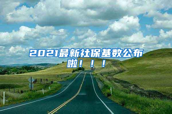 2021最新社保基数公布啦！！！