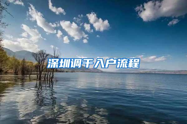 深圳调干入户流程