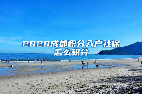 2020成都积分入户社保怎么积分