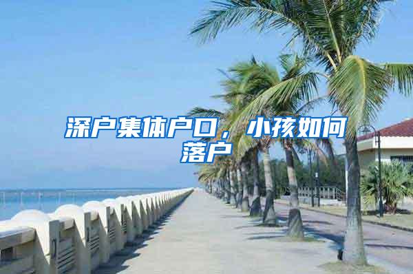 深户集体户口，小孩如何落户