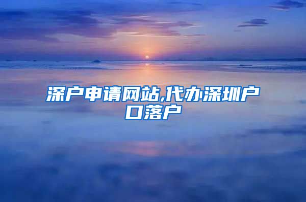 深户申请网站,代办深圳户口落户