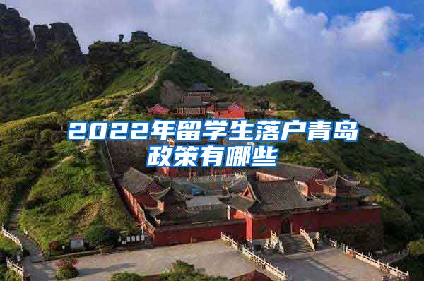 2022年留学生落户青岛政策有哪些