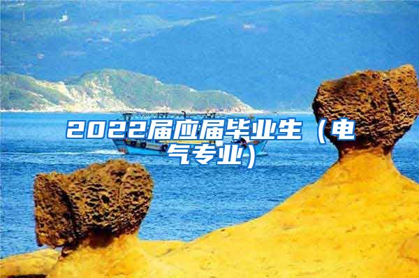 2022届应届毕业生（电气专业）