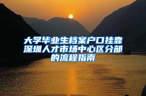 大学毕业生档案户口挂靠深圳人才市场中心区分部的流程指南