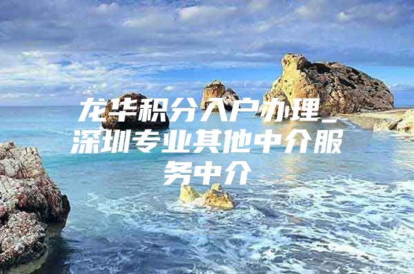 龙华积分入户办理_深圳专业其他中介服务中介