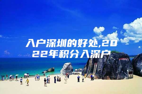 入户深圳的好处,2022年积分入深户