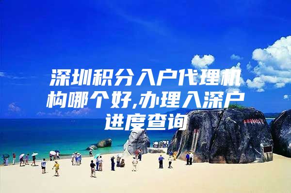 深圳积分入户代理机构哪个好,办理入深户进度查询