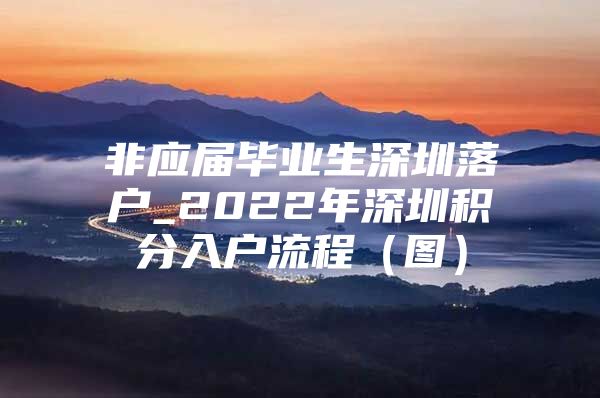 非应届毕业生深圳落户_2022年深圳积分入户流程（图）